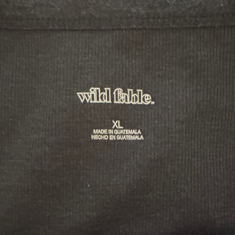 Wild Fable Black Ribbed Top - Picture 2 of 3